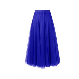BrightGlow Jupe longue en tulle pour femme - A-ligne midi - Jupe de sous-v&ecirc;tements - Jupe &agrave; couches - Jupe pliss&eacute;e - Jupe en tulle pour femme avec taille haute - Robe de sc&egrave;ne - Jupe en maille tutu (BrightGlowSH, neuf)