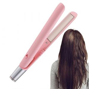 Fer à friser | Fer à boucler sans fil rechargeable 2 en 1 - Fer à lisser pour cheveux longs et courts, lisseur de voyage, fer à lisser plat en céramique (spolert, neuf)
