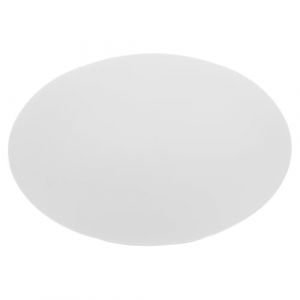 QUMIIRITY Abat-jour Globe En Verre Dépoli 150 Mm Blanc Laiteux, Diffuseur Plat Ovale Pour Plafonnier E27, Applique Murale Suspendre, Accessoire De Remplacement Polyvalent (Hudboy, neuf)