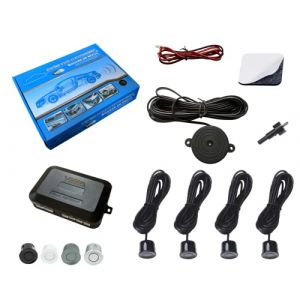 Radars de recul sonore Vega&reg; Marque Fran&ccedil;aise homologu&eacute; 4 capteurs Gris fonc&eacute;s (VEGA AUTO MOTO, neuf)