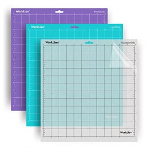 WORKLION Tapis de d&eacute;coupe 30,5 x 30,5 cm pour Silhouette Cameo : StandardGrip, LightGrip, StrongGrip, Vari&eacute;t&eacute; adh&eacute;sive, durable, antid&eacute;rapant, tapis de rechange pour Silhouette Cameo 4/3/2/1 (shengju shop, neuf)