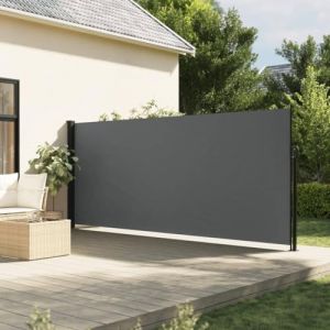 Festnight Auvent lat&eacute;ral r&eacute;tractable 180x600 cm Store Brise Vue Jardin Retractable Store lat&eacute;ral Enroulable Brise Soleil Paravent Exterieur Opaque-Anthracite-180 x 600 cm (yeyetee, neuf)