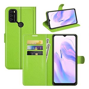 Fertuo Coque pour Blackview A70 / A70 Pro, Antichoc Portefeuille &Eacute;tui Housse en Cuir &agrave; Rabat Flip Cover Case avec Porte Carte, B&eacute;quille, Boucle Magn&eacute;tique pour Blackview A70 Pro, Vert (Fertuo Store, neuf)
