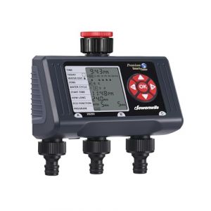 DEWENWILS Arroseur programmable 3 Zones, programmateur d'eau avec 4 procédures programmables, programmateur d'arrosage de Robinet avec Mode Automatique/Retard de Pluie/Manuel… (DewenwilsDirect, neuf)