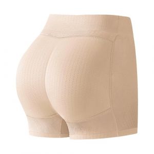 HGTSHUANGTA sous-V&ecirc;tement Gainant Femme Shorty Push-Up, Culotte Sculptante Hanches et Fesses avec Soutien Int&eacute;gr&eacute;, Forme Corporelle Invisible pour Une Confiance en Soi au Quotidien (upperfeel, neuf)