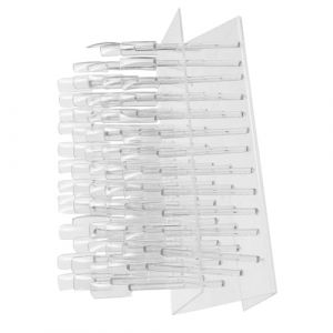 Gatuida présentoir de vernis à ongles Affichage de vernis à ongles support de vernis gel support de vernis à ongles bâtons pour les ongles testeur de vernis à ongles Plastique Transparent (Brandon Zou, neuf)