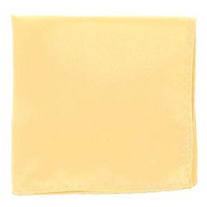 Pochette Costume Jaune pale - Mouchoir de Poche Jaune clair - Accessoire Carré Poche de Veste - Mariage, Cérémonie (cravateSlim FR, neuf)