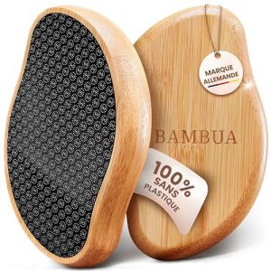 BAMBUA Rapeuse Pieds - (Effet Anti-Callosités 100%) Rape Pied Pour Des Pieds Beaux - Rape Pieds Professionnel Avec Verre Nano Efficace - Lime Pieds Pédicure - Rape A Pied, Râpe Pied, Lime Pied (Noir) (BAMBUA, neuf)