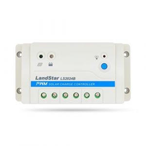 EPEVER Contrôleur de charge solaire 20 A 12 V/24 V pour panneaux solaires PWM pour batterie scellée, gel, inondée (LS2024B) (CHL Marketplace, neuf)