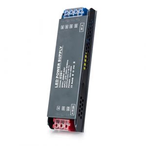 BRIMETI Transformateur 220V 24V LED Driver 400W Ultra Mince Transfo 16,6A Adaptateur Alimentation, 220V AC &agrave; 24V DC Convertisseur, d'alimentation Basse Tension Transfo LED de Tension Constante (BRIMETI-EU, neuf)