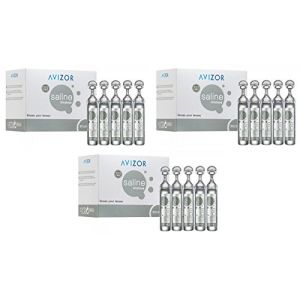 Avizor Unidose Lot de 3 solutions salines 5 ml (DistroFarma, neuf)