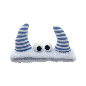 Adorkable Serre-tête de clown pour bal d'anniversaire Motif corne de dessin animé avec yeux colorés (whuihui, neuf)