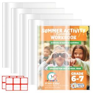 KQDRAVINE 10 Prot&egrave;ge Cahier Transparent A4 (21x29,7cm), avec 2 &eacute;tiquettes Autocollantes, Protege Livre, Protege Cahier de livre avec Adh&eacute;sif, Convient pour le bureau, les Livres Scolaires (KEQIKJ, neuf)