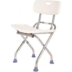 XWSM Tabouret De Siège De Douche Pliant avec Dossier Banc De Bain Pliable Chaise De Douche Aide À La Salle De Bain Portable pour Personnes Âgées, Siège De Baignoire pour Personnes Handicapées (Lucky and treasure Store, neuf)