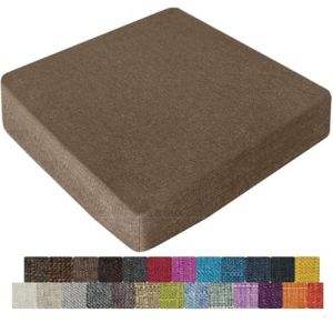UWOBTN Galette de Chaise en Mousse M&eacute;moire de Forme - 40x40, 45x45, 50x50cm - Coussin D&eacute;houssable Lavable, Antid&eacute;rapant - pour Int&eacute;rieur/Ext&eacute;rieur, Jardin, Bureau, Voiture(Colour24,45x45x5cm) (AMZGYL, neuf)