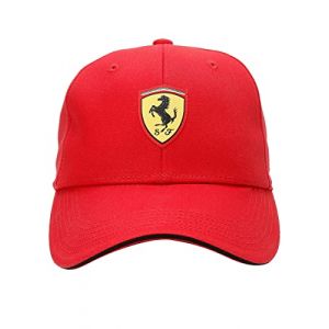 PUMA Scuderia Ferrari - Casquette Classique pour Enfants - Rouge - Unisexe - Taille Unique (Fuel For Fans, neuf)