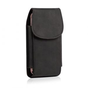 &Eacute;tui de Ceinture en Cuir Hengwin pour t&eacute;l&eacute;phone Portable iPhone 17 Pro Max, 16Plus iPhone 16 15 14 13 12 11 Pro Max/Samsung Galaxy S25 S24 s23 Ultra S25+ A06 F06 5G A72 A54 A13 (Gris r&eacute;tro) (PofomedeEur, neuf)