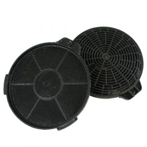 Distri+ - Jeu de filtres &agrave; charbon pour hotte aspirante - Compatible avec CATA, COOKE & LEWIS - alternative pour r&eacute;fs d'origine CARBFILT4, 02859394 (Aspirat-Eure, neuf)