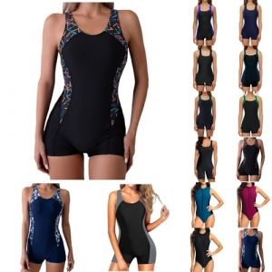 Maillot De Bain Femme 1 Pieces Maillot De Bain Une Pièce Nouveau Bloc De Couleurs Maillot De Bain Mince Et Sexy Maillot De Bain Chic Et Élégant Maillot De Bain De Protection Solaire (zezhoushangmao, neuf)