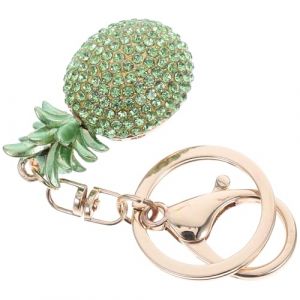 DEARMAMY porte-clés ananas pendentif ananas pendentif original trousses de décoration voile de corde à cheveux charmes de à main pour les femmes breloques pendentif pour à main (Telinei, neuf)