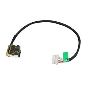 ZAHARA Câble Jack DC de remplacement pour HP 17-BS 17-AK DC Jack Connecteur 810326-010 799749-Y17 799749-S17 799749-T17 799749-T17 (fengguya, neuf)