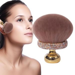 Pinceau À Maquillage En Forme De Champignon,Brosse De Fusion Pour Poudre Libre Cosmétique - Applicateur Compact de Voyage pour Correcteur - Idéal pour Usage Quotidien et Cadeau (haitumd, neuf)