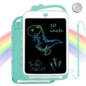 Vicloon Tablette d'&eacute;criture LCD,Tablette D'&eacute;criture LCD 10 Pouces avec Stylo Ardoise Magique Tableau Portable pour l'&eacute;criture et Le Dessin sans Papier,Enfants et Adultes &Eacute;criture Dessin (Vert) (Vicloon&reg;-FR, neuf)