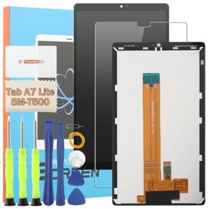 TGHongKy pour Samsung Galaxy Tab A7 Lite SM-T220 2021 Ecran Complet Écran Remplacement Tactile Digitizer Assembly pour Samsung Galaxy Tab A7 Lite 2021 LCD avec Kit De Réparation (Cantonesetiger, neuf)