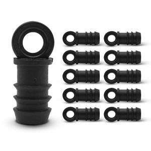 DOJA Barcelona | Bouchons fins Goutte | Lot 10 | Bouchon Tuyau 12mm | Bouchon Arrosage Goutte &agrave; Goutte | Raccord Tuyau d'Arrosage Plastique | pour Arrosage Automatique Pour Jardin, Bouchon Micro Drip (DOJA Barcelona, neuf)
