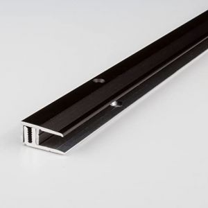 PROVISTON profil&eacute; de finition | Aluminium anodis&eacute; | Bronze fonc&eacute; | Largeur 21 mm | &Eacute;paisseur sol 7-15 mm | Longueur 1000 mm | &Agrave; visser | Profil d'arr&ecirc;t sol parquet ou stratifi&eacute; | 1 pi&egrave;ce (VLD Trade GmbH, neuf)