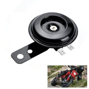 NIYATA Klaxon 12v Moto,Klaxon Voiture 1.5A 105db,Avertisseur Sonore Moto 12V,Puissant et Etanche,Klaxon Universel pour Moto,Véhicule,Voiture,Camion (ChongQingYiXiShangKeJi, neuf)
