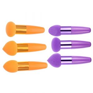 FRCOLOR 6pi&egrave;ces &Eacute;ponge De Maquillage Pinceaux Wet Dry Outils Cosm&eacute;tiques Pour Application De Maquillage (Laners, neuf)