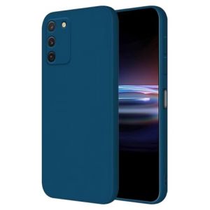 HONLEN Coque pour Samsung Galaxy S10 Lite/Galaxy A91 Protection &Eacute;tui, (6.7" inches) Liquide TPU Silicone Case Anti Rayures Ultra Mince Souple Cover en Silicone Bleu Saphir (HONLEN, neuf)