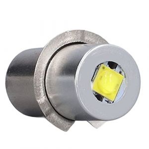 Phefop Remplacement de L'ampoule LED pour les Lampes de Poche Maglite, Bulbe de Mise &agrave; Niveau DC 4.5V 3W pour 3-6 Cellules C&D, Lumi&egrave;re Blanche Brillante, Longue Dur&eacute;e de Vie, Mat&eacute;riau (Geiyuar, neuf)