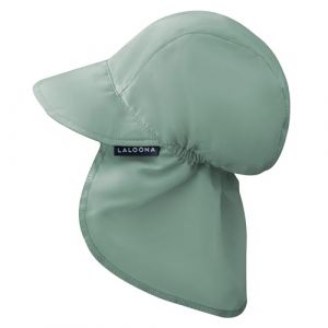 LaLoona Casquette Bebe UV 80+ avec Prot&egrave;ge-Nuque, Chapeau B&eacute;b&eacute; &Eacute;t&eacute; avec Visi&egrave;re et Protection Anti UV, Respirant, Test&eacute; OEKOTEX Standard 100, Unisexe (FR/ES, Num&eacute;rique, 46, 49, Vert) (babyartikel-de, neuf)
