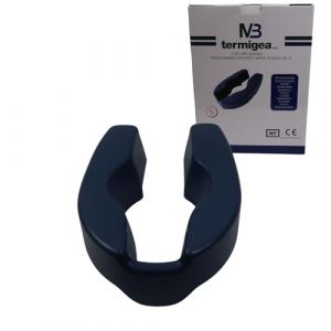 TERMIGEA Rehausseur WC et bidet avec forme ovale 10 cm auto-bloquant hydrofuge et lavable en EVA Rehausseur WC pour personnes &acirc;g&eacute;es et handicap&eacute;es, r&eacute;sistant aux taches et aux odeurs. (TAKIweb, neuf)