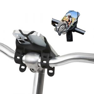 BONE Bike Tie 4 Pro Max, Support de Téléphone Universel pour Vélo, Support pour Potence en T ou en U, Vélo sans Potence avec Absorption des Chocs, Compatible avec Les Téléphones de 4,7 à 7,2 Pouces. (Bone FR, neuf)