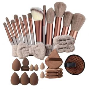 Pinceaux de maquillage | Kit de maquillage professionnel pour d&eacute;butants | Kit cosm&eacute;tique professionnel pour femmes, filles, &eacute;pouses, famille, d&eacute;butants, amis, petite amie (caisudia, neuf)