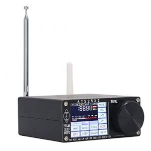Fockety R&eacute;cepteur Radio Pleine Bande, FM AM MW SW SSB DSP Enregistreur Radio Portable Multi-Modes &agrave; Ondes Courtes avec Balayage du Spectre ATS25X2, R&eacute;cepteur Radio Haute Pr&eacute;cision Toutes (biaterd, neuf)