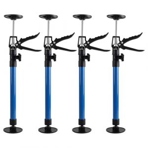 MIGUBIGU 4 Pi&egrave;ces &Eacute;tai de Soutien Support de Plafond Tige T&eacute;lescopique, &Eacute;tai Porte T&eacute;lescopique, Charge Maximale 40 kg, &Eacute;tirement 115-290 cm, pour Armoires, Cadres de Porte (WX2024, neuf)