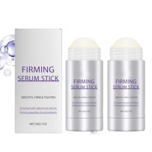 Lot de 2 b&acirc;tonnets de raffermissement de la peau au r&eacute;tinol avec peptides antioxydants anti-&acirc;ge pour le visage, le cou et la poitrine - Traitement hydratant des rides pour lisser les ridules, la (NeoMall新汇, neuf)