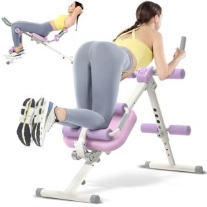GUUG Machine Abdo Pliable Multifonction: Appareil Abdominaux &agrave; Domicile pour Musculation Tronc Cuisses et Fessiers Entra&icirc;neur Abdominal Homme et Femme Violet (GuuG-US, neuf)
