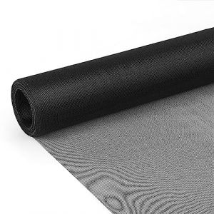Maille Moustiquaire pour Fenetres 2x3m, Garde Manger Grillagé Anti Insecte Toile en Tissu moustiquaire, pour Porte Rideaux Fenetres - Noir (Timizi‌, neuf)