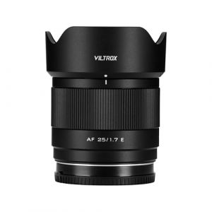 VILTROX AF 25 mm F1.7 APS-C Objectif de cam&eacute;ra autofocus l&eacute;ger pour photographie de rue (pour Sony E) (One hundred Store, neuf)