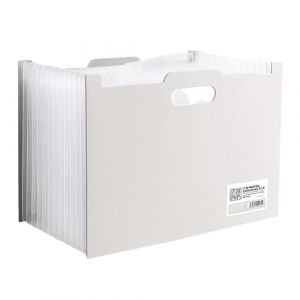 Pasdrucn 23.7x32.6x15-39cm Extensible Accord&eacute;on Trieur Document A4, Classeur A4, Boite Rangement Papier Administratif, Organisateur De Bureau, Trieur 13 Compartiments A4 (Beige) (shaowuyunzhan, neuf)