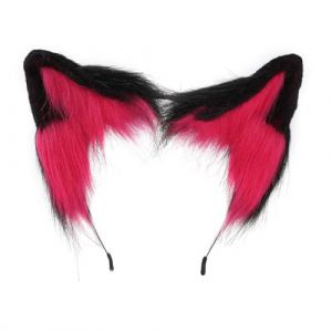 Watreketal Serre Tete,Serre-tête oreilles de chat Cosplay Femme Étudiants Carnavals Personnage d'anime Serre-tête oreilles de chat Serre-têtes en peluche Cerceau de cheveux de Noël (Xuanlang Trading, neuf)