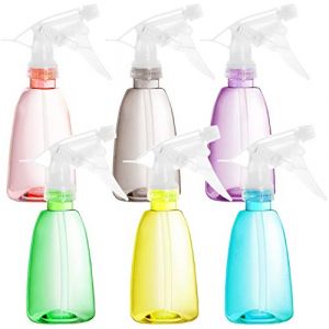 Youngever Lot de 6 Vaporisateur Vide Plastique 250ML, Bouteille Pulverisateur 250ML, Flacons Pulv&eacute;risateurs (Couleur Triangle) (Youngever EU, neuf)