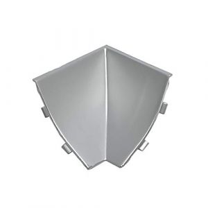 DQ-PP Profilé d'angle intérieur - Aluminium - 23 x 23 mm - Plinthe de cuisine, plan de travail, plinthe de finition murale, barre de table (dq-pp, neuf)