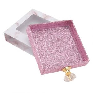 ELAYARD Boîte Carrée pour Faux Cils Multifonction Étui Vide pour Cils avec Protection Antichoc Compact et Portable pour Maquillage et Bijoux Sac à Main et Table de Maquillage (Heyyii, neuf)