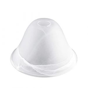 Abat-jour de rechange en verre alb&acirc;tre &Oslash; 170 mm Diam&egrave;tre du trou 30 mm Culot E14 (leuchtenoutlet, neuf)